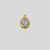750‰ (18k) yellow gold, Topaz