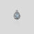 750‰ (18k) white gold, Topaz