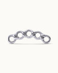 BELCHER DOUBLE - 18k White Gold Piercing Stud