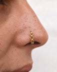 BELCHER TRIPLE - 18k Yellow Gold Piercing Ring