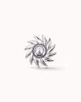 BIG JUDY - Piercing Perle D'eau Douce et Or Gris 18k