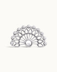 BIG NEKHEKH - Piercing Perle D'eau Douce et Or Gris 18k