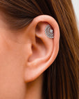 BIG NEKHEKH TEXTURÉ - Piercing Or Gris 18k