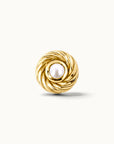 BIG ROMY - Piercing Perle D'eau Douce et Or Jaune 18k