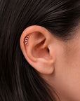 CUBAINE - 18k Rose Gold Piercing Stud