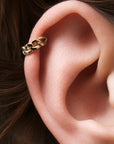CUBAINE - Anneau de Piercing Or Jaune 18k