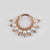750‰ (18k) rose gold, Pearl