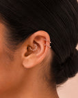 FORÇAT - 18k Rose Gold Piercing Ring