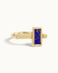 JANE - Anneau de Piercing Lapis Lazuli et Or Jaune 18k