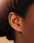 JULES - Anneau de Piercing Or Rose 18k