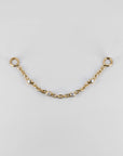 Piercing chain in 18K rose gold set with G-VS diamonds – fine handmade jewelry