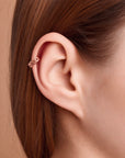 LAHIRE - 18k Rose Gold Piercing Ring