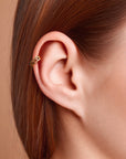 LAHIRE - Anneau de Piercing Or Jaune 18k