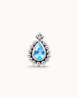 LIL AREDRANE - Piercing Topaze et Or Gris 18k