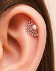 LIL NEKHEKH - Piercing Perle D'eau Douce et Or 18k