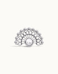LIL NEKHEKH - Piercing Perle D'eau Douce et Or Gris 18k
