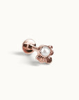 LIL TIZIZWIT - Piercing Perle D'eau Douce et Or Rose 18k