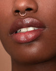 LOUIS FACE - Anneau de Piercing Or Rose 18k