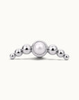 LOUISETTE - Piercing Perle D'eau Douce et Or Gris 18k