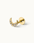 LUNARA - Piercing Diamant et Or Jaune 18k