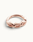 MARINE - 18k Rose Gold Piercing Ring