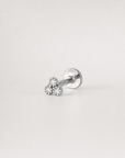 MILDRED - 18k White Gold & Diamond Piercing Stud
