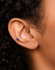 PAUL - 18k Yellow Gold & Lapis Lazuli Piercing Stud