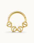 SÉBASTIENNE FACE - Anneau de piercing Or Jaune 18k