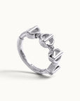 SÉBASTIENNE - Anneau de Piercing Or Gris 18k