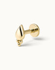 TASSADITH - 18k Yellow Gold Piercing Stud