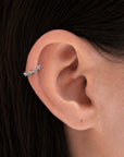 YAHYA - 18k White Gold Piercing Ring