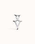 ZOULIKHA - 18k White Gold Piercing Stud