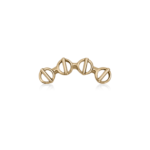 Piercing stud SÉBASTIENNE 18k yellow gold