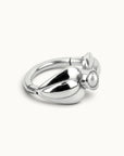 AMADEO - 18k White Gold & Fresh Water Pearl Piercing Ring