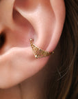 AYAMUN - Anneau de Piercing Or Jaune 18k