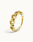 BELCHER TRIPLE - 18k Yellow Gold Piercing Ring