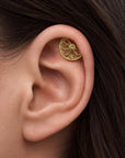 BIG CHARLES TEXTURÉ - Piercing Or Jaune 18k