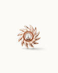 BIG JUDY - Piercing Perle D'eau Douce et Or Rose 18k