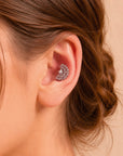 BIG NEKHEKH - Piercing Perle D'eau Douce et Or Gris 18k