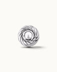 BIG ROMY - Piercing Perle D'eau Douce et or Gris 18k