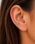 BIG TIZIZWIT - 18k Yellow Gold & Fresh Water Pearl Piercing Stud