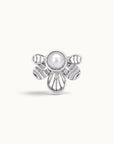 BIG TIZIZWIT - Piercing perle D'eau Douce et Or Gris 18k