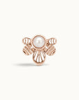 BIG TIZIZWIT - Piercing Perle D'eau Douce et Or Rose 18k