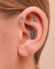 TAHAR - Piercing Or Gris 18k