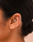 FORÇAT - 18k White Gold Piercing Ring