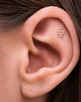 INÈS - Piercing Or Rose 18k