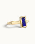 JANE - Anneau de Piercing Lapis Lazuli et Or Jaune 18k