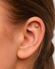 JUDE - Piercing Perle D'eau Douce et Or Jaune 18k