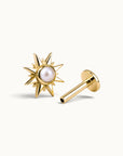 JUDE - Piercing Perle D'eau Douce et Or Jaune 18k
