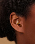 JULES FACE - Anneau de Piercing Or Jaune 18k  